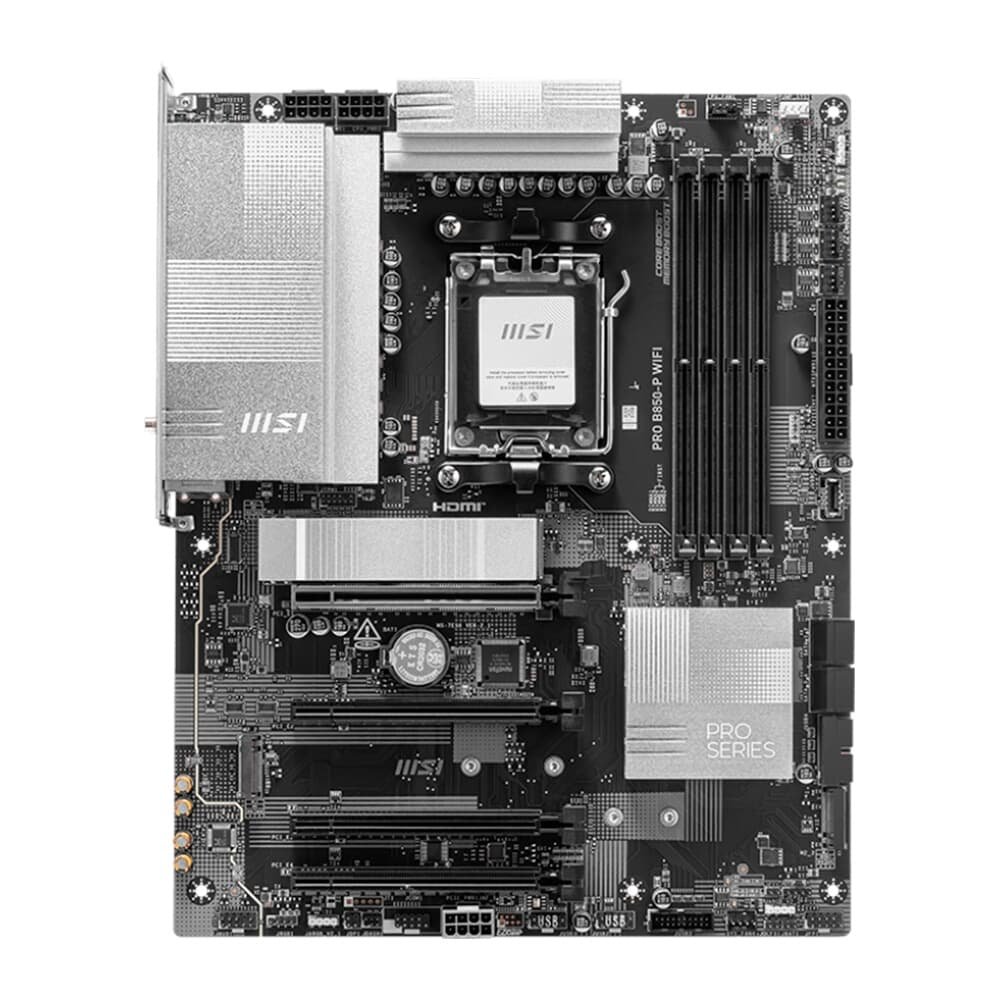 未使用品 MSI PRO B850-P WIFI ×6 Placa Mãe MSI PRO B850-P WIFI | KaBuM!