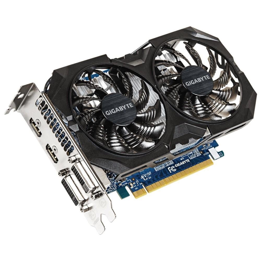 Placa de Vídeo VGA NVIDIA GEFORCE GIGABYTE GTX 750 Ti WINDFORCE OC 2G - GV-N75TOC2-2GI