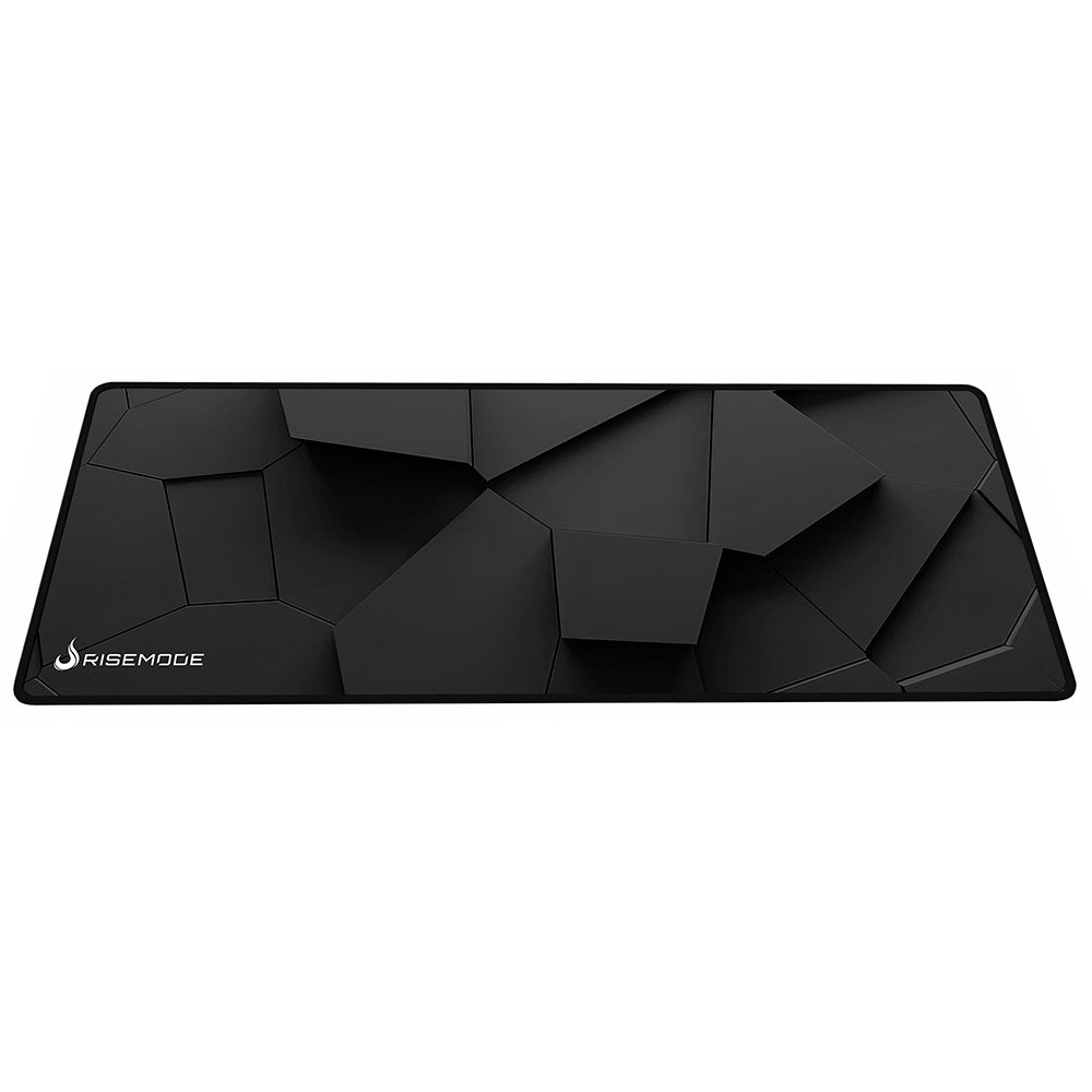 Imagem 3 de 3 do produto Mousepad Gamer Rise Mode 3D 02, Estendido Pro 900x400mm, Borda Costurada, Preto - RM-MPP-3D2-B