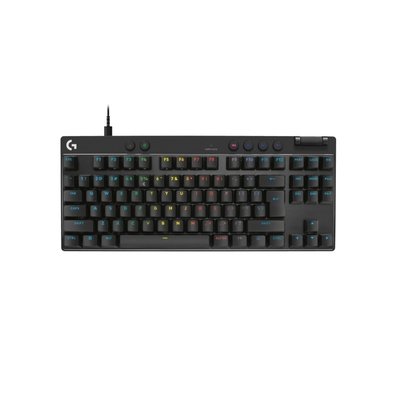 Teclado Gamer Logitech G PRO X TKL RAPID, Switches Magnético-analógicos, Modo Rapid Trigger, Layout US, Preto - 920-013131
