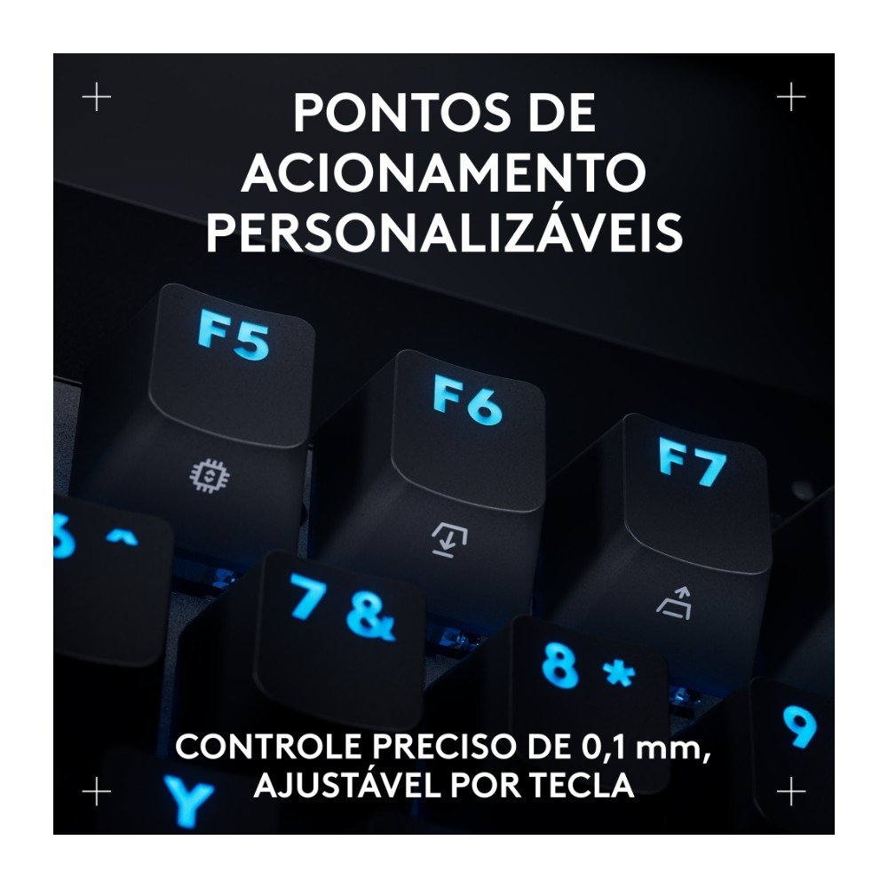 Teclado Gamer ( Balão.info) PRO X TKL RAPID, Switches Magnético-analógicos, Modo Rapid Trigger, Layout US, Preto - 920-( Balão.info - foto 4