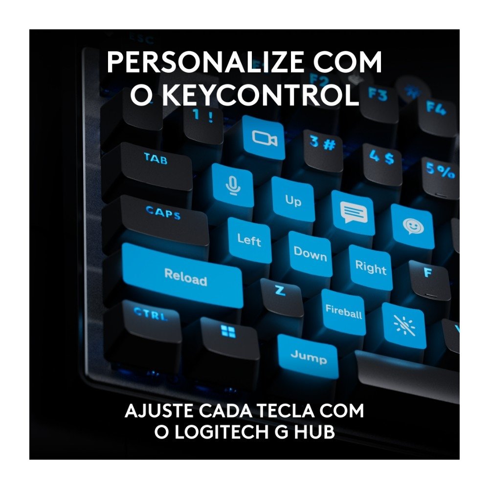 Teclado Gamer ( Balão.info) PRO X TKL RAPID, Switches Magnético-analógicos, Modo Rapid Trigger, Layout US, Preto - 920-( Balão.info - foto 5