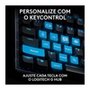 Teclado Gamer Logitech G PRO X TKL RAPID, Switches Magnético-analógicos, Modo Rapid Trigger, Layout US, Preto - 920-013131