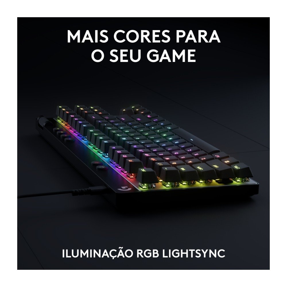 Teclado Gamer ( Balão.info) PRO X TKL RAPID, Switches Magnético-analógicos, Modo Rapid Trigger, Layout US, Preto - 920-( Balão.info - foto 6