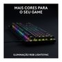 Teclado Gamer Logitech G PRO X TKL RAPID, Switches Magnético-analógicos, Modo Rapid Trigger, Layout US, Preto - 920-013131