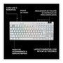 Teclado Gamer Logitech G PRO X TKL RAPID, Switches Magnético-analógicos, Modo Rapid Trigger, Layout US, Branco - 920-013132