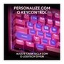 Teclado Gamer Logitech G PRO X TKL RAPID, Switches Magnético-analógicos, Modo Rapid Trigger, Layout US, Magenta - 920-013133