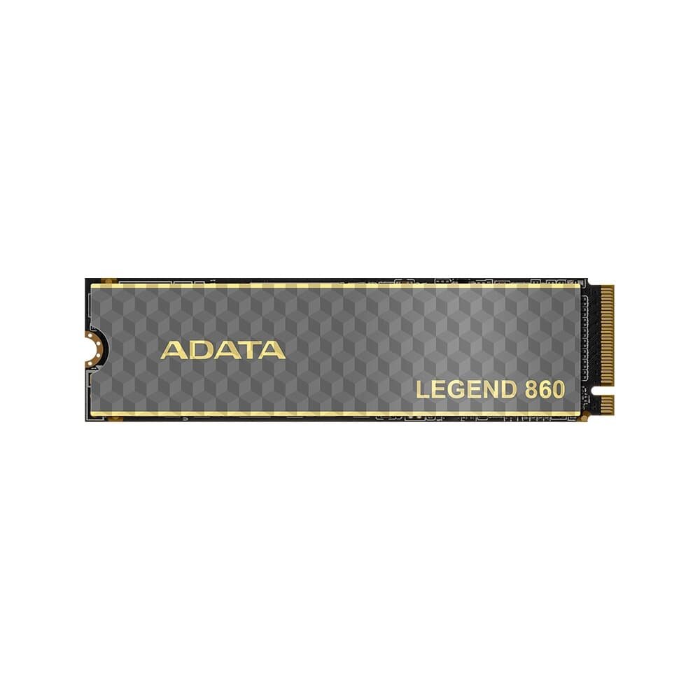 SSD Adata Legend 860, 500GB, M.2 2280, PCIe Gen 4x4, NVMe Leitura: 6000MB/s, Gravação: 5000MB/s, Compatível com PS5, Preto - SLEG-860-500GCS