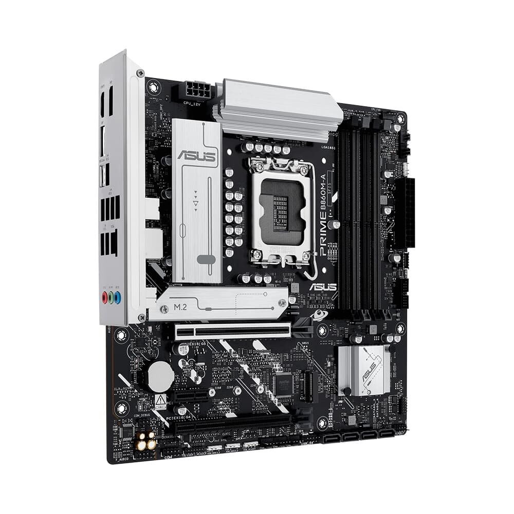 Placa Mãe ASUS PRIME B860M-A, Intel LGA 1851, mATX, DDR5 - PRIME B860M-A 5