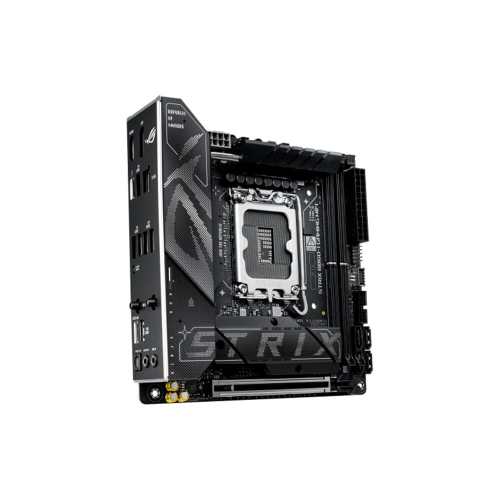 Imagem 3 de 12 do produto Placa Mãe ASUS ROG STRIX B860-I GAMING WIFI, Intel LGA 1851, mini-ITX - ROG STRIX B860-I GAMING WIFI