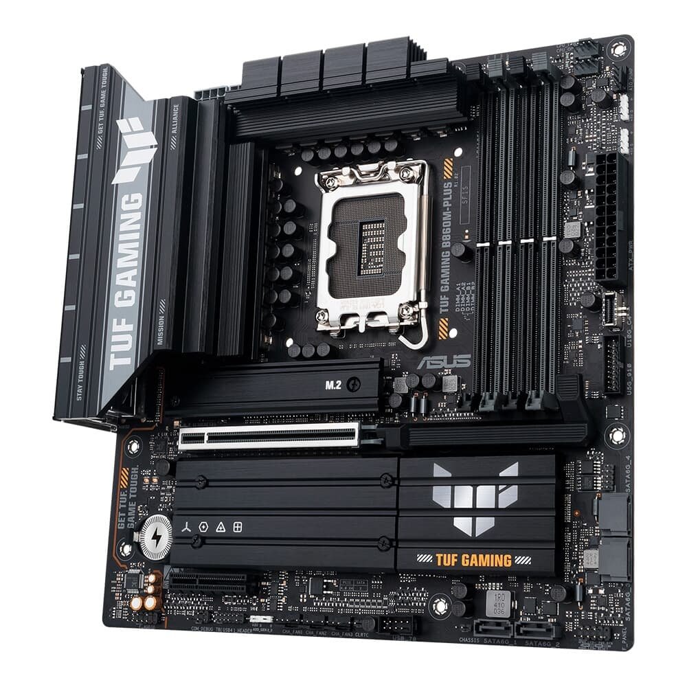 Placa Mãe ASUS TUF GAMING B860M-PLUS, Intel LGA 1851, mATX, DDR5 - TUF GAMING B860M-PLUS - view 4