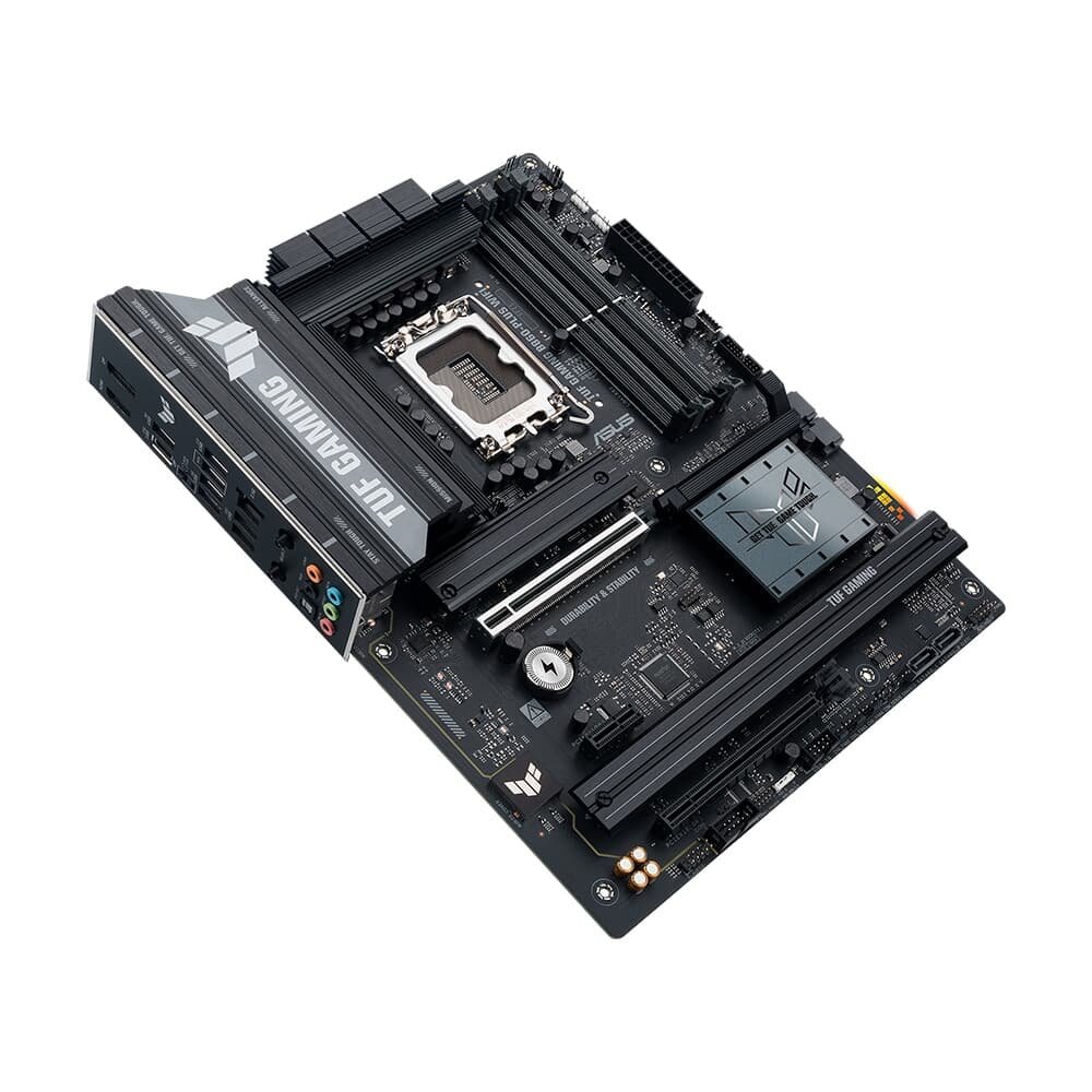 Placa Mãe ASUS TUF GAMING B860-PLUS WIFI, Intel LGA 1851, ATX, DDR5, Wi-fi, Bluetooth - TUF GAMING B860-PLUS WIFI Placa Mãe ASUS TUF GAMING B860-PLUS WIFI, Intel LGA 1851, ATX, DDR5, Wi-fi, Bluetooth - TUF GAMING B860-PLUS WIFI