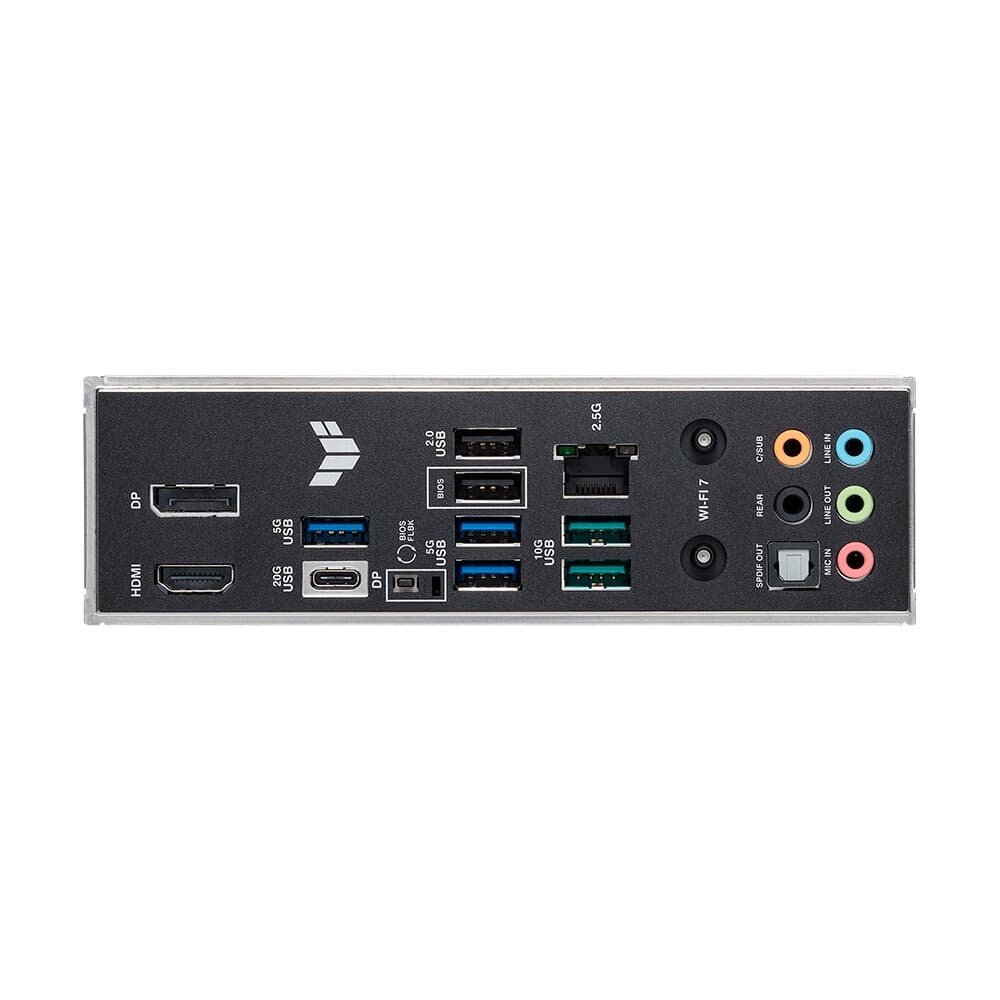 Placa Mãe ASUS TUF GAMING B860-PLUS WIFI, Intel LGA 1851, ATX, DDR5, Wi-fi, Bluetooth - TUF GAMING B860-PLUS WIFI Placa Mãe ASUS TUF GAMING B860-PLUS WIFI, Intel LGA 1851, ATX, DDR5, Wi-fi, Bluetooth - TUF GAMING B860-PLUS WIFI
