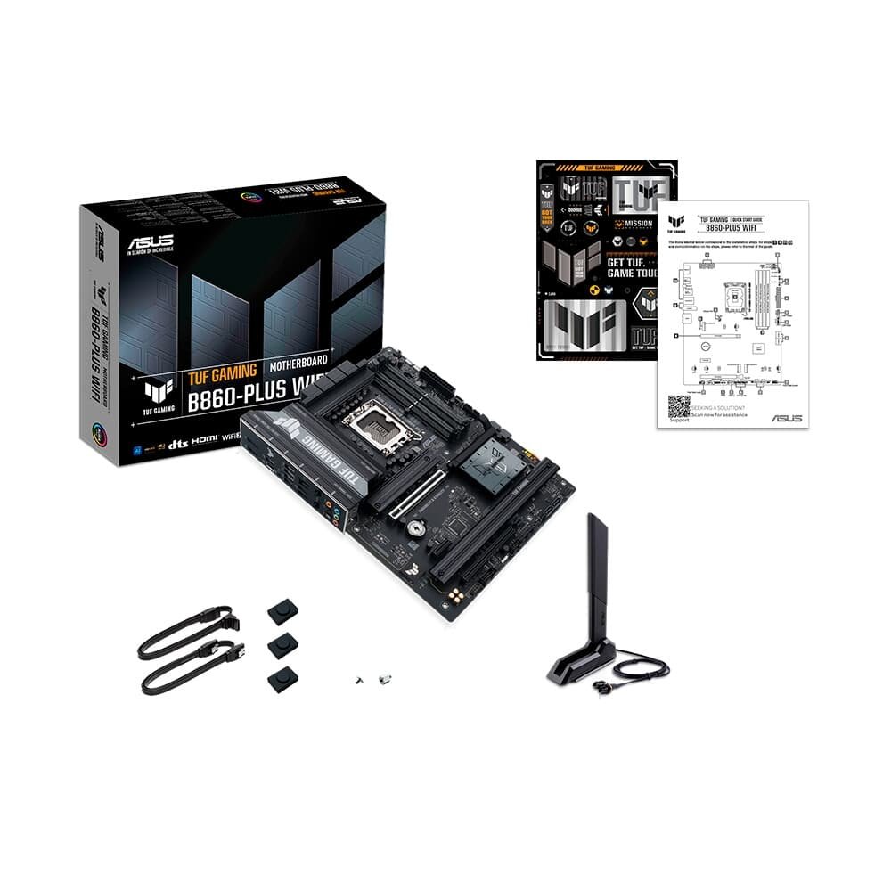 Imagem 8 de 8 do produto Placa Mãe ASUS TUF GAMING B860-PLUS WIFI, Intel LGA 1851, ATX, DDR5, Wi-fi, Bluetooth - TUF GAMING B860-PLUS WIFI