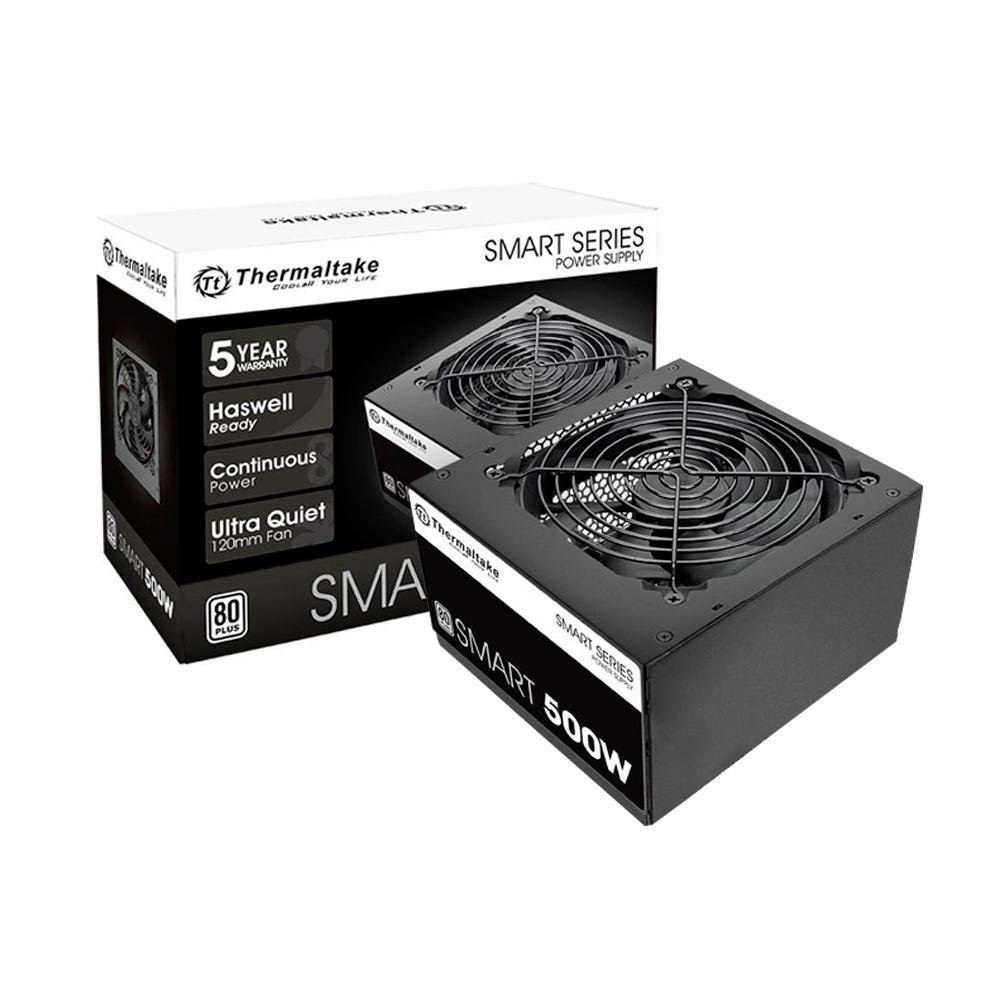 Fonte Thermaltake Smart Series, 500W, 80 Plus White - PS-SPD-0500NPCW