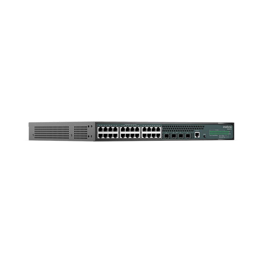 Switch Gerenciável Intelbras S2328G-PB, 4 Portas SFP 10000 Base-x PoE, 24 Portas - 4760108