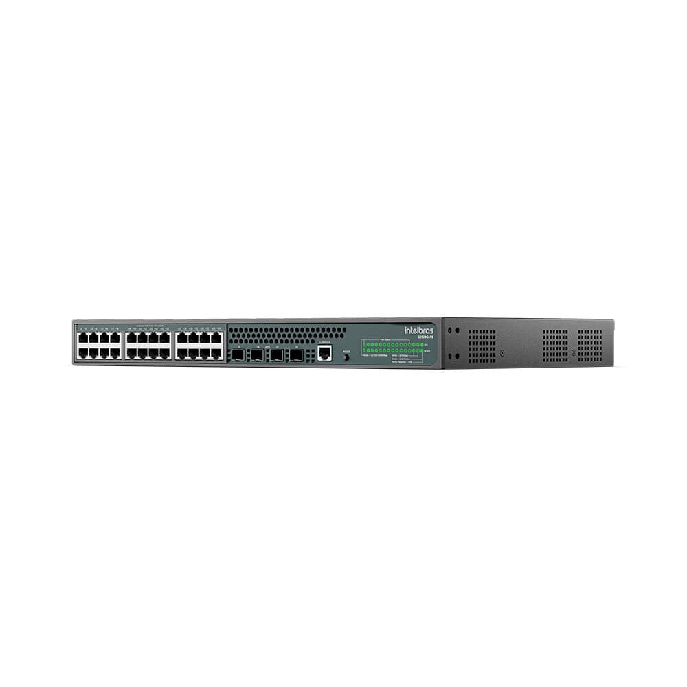 Switch Gerenciável Intelbras S2328G-PB, 4 Portas SFP 10000 Base-x PoE, 24 Portas - 4760108