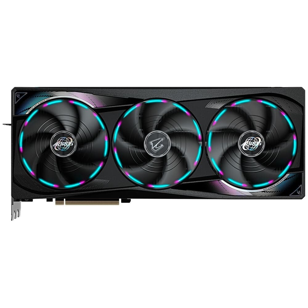Imagem 2 de 10 do produto Placa de Vídeo Gigabyte RTX 5090 AORUS MASTER 32G NVIDIA GeForce, 32GB, GDDR7, RGB, G-Sync, Ray Tracing, DLSS 4, HDR - GV-N5090AORUS M-32GD