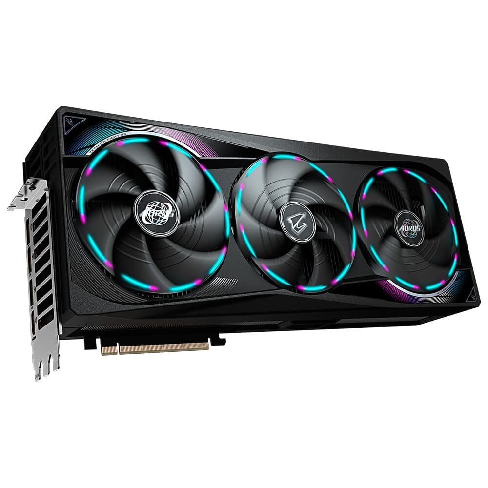 Imagem 3 de 10 do produto Placa de Vídeo Gigabyte RTX 5090 AORUS MASTER 32G NVIDIA GeForce, 32GB, GDDR7, RGB, G-Sync, Ray Tracing, DLSS 4, HDR - GV-N5090AORUS M-32GD