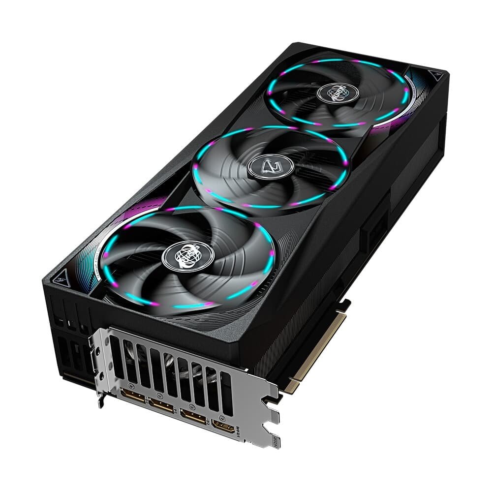 Imagem 4 de 10 do produto Placa de Vídeo Gigabyte RTX 5090 AORUS MASTER 32G NVIDIA GeForce, 32GB, GDDR7, RGB, G-Sync, Ray Tracing, DLSS 4, HDR - GV-N5090AORUS M-32GD