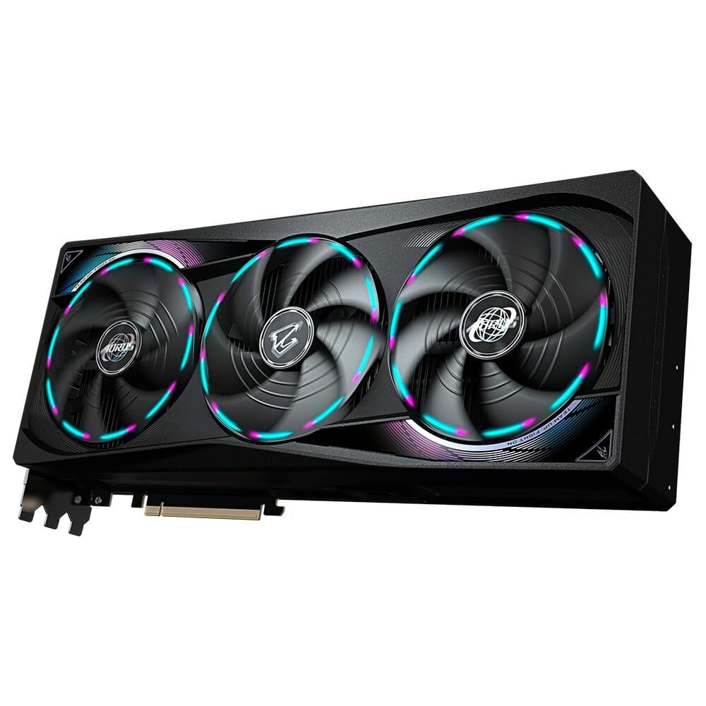 Imagem 5 de 10 do produto Placa de Vídeo Gigabyte RTX 5090 AORUS MASTER 32G NVIDIA GeForce, 32GB, GDDR7, RGB, G-Sync, Ray Tracing, DLSS 4, HDR - GV-N5090AORUS M-32GD