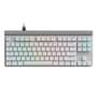 Teclado Mecânico Gamer Logitech G515 com Design TKL, RGB LIGHTSYNC e Switch GL Brown Tactile, USB-C Removível, Branco - 920-012869