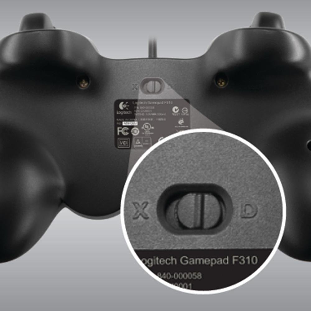 Controle de Jogos com fio Logitech F310 para PC e TV - 940-000110