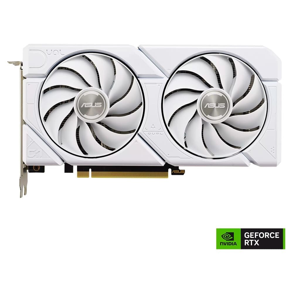 グラフィックボード・グラボ・ビデオカード Dual GeForce RTX 4060 EVO White OC 8GB ASUS Dual GeForce RTX? 4060 EVO White OC | KaBuM!