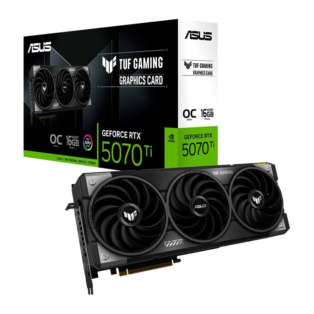 Placa de Vídeo ASUS TUF Gaming RTX 5070 Ti O16G