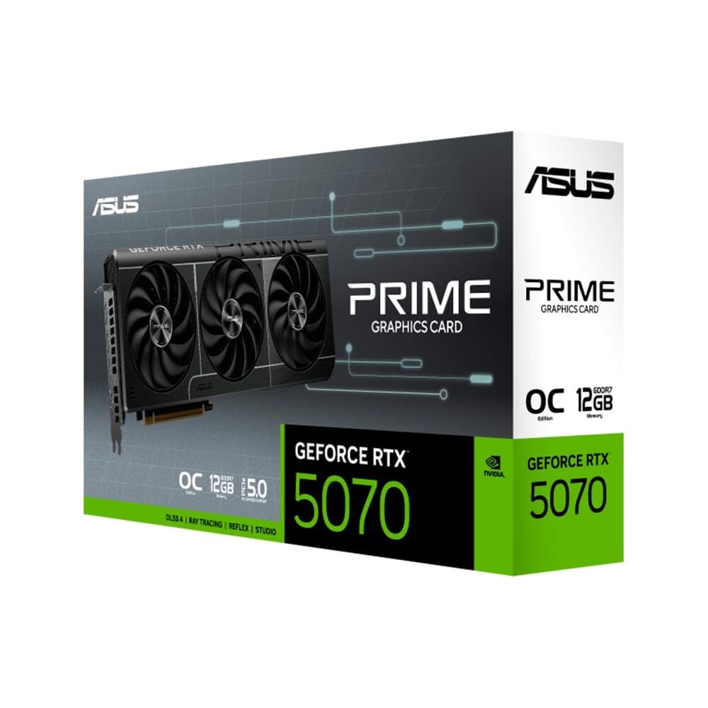 Placa de Vídeo ASUS PRIME RTX 5070 O12G | KaBuM!