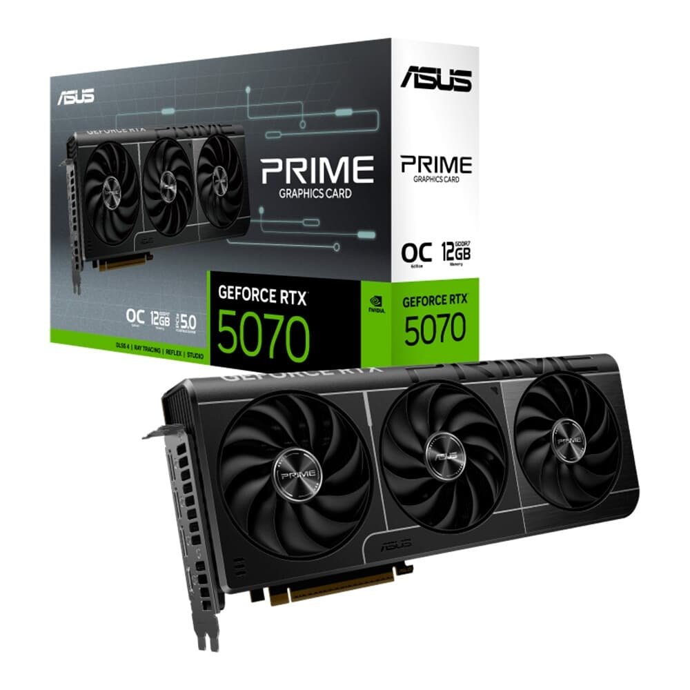 ASUS Prime GeForce RTX™ 5070 OC Edition 12GB GDDR7 | ASUS UK
