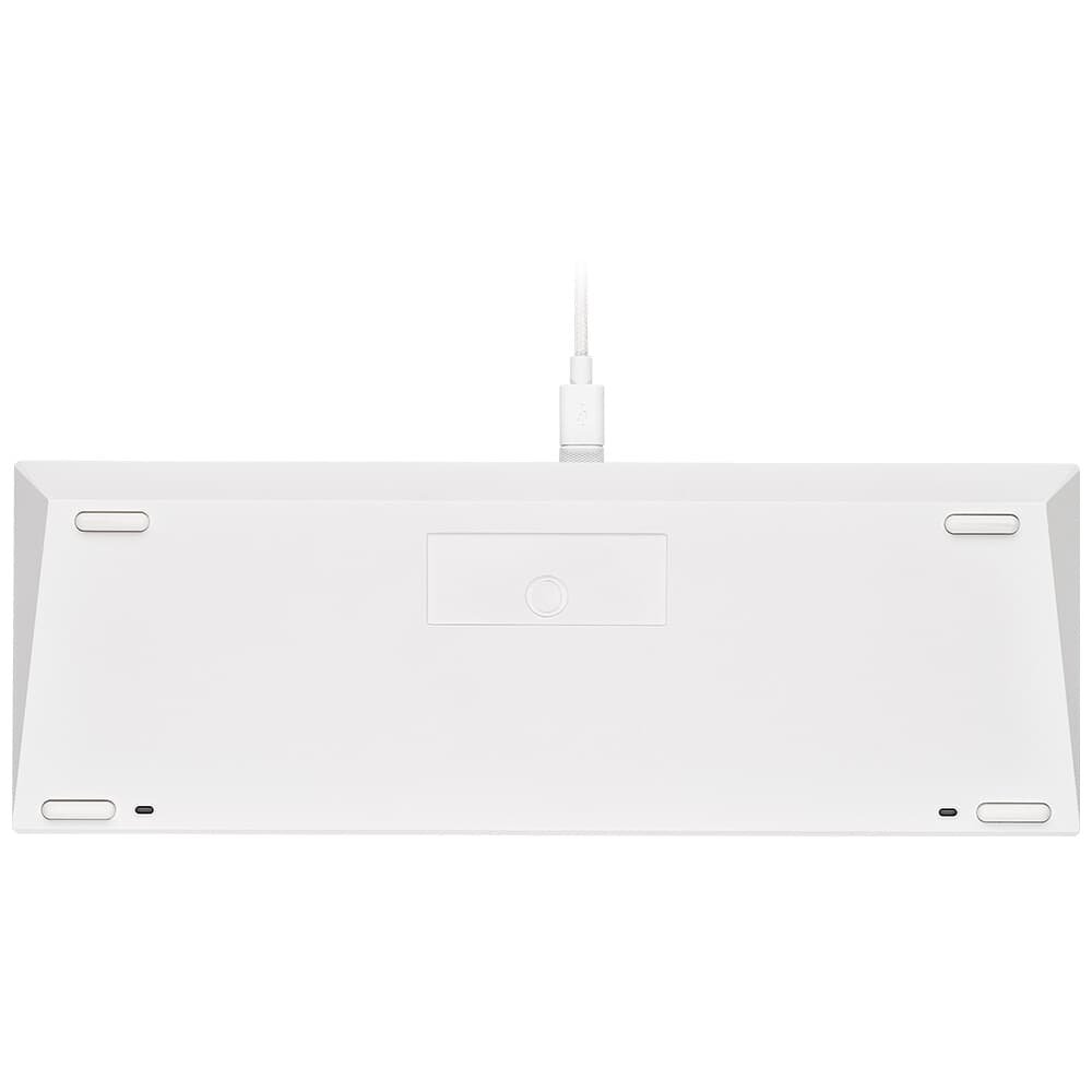 Imagem 4 de 5 do produto Teclado Gamer Mecânico CORSAIR K65 RGB MINI 8000hz, LED RGB, 60%, Teclas CHERRY MX SPEED, USB 3.0, Branco - CH-9194114-NA