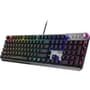Teclado Mecânico Gamer MSI Strike 600, RGB, Switch Silencioso, USB 2.0, US, Preto - STRIKE600