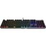Teclado Mecânico Gamer MSI Strike 600, RGB, Switch Silencioso, USB 2.0, US, Preto - STRIKE600