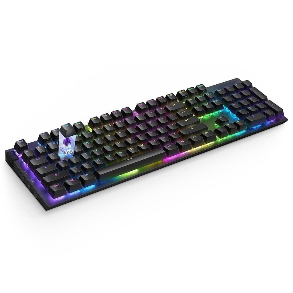 Teclado Óptico Gamer ( Balão.info) Function 2 Full Size, RBG, USB-C, Layout US, Preto - KB-001NB-US - view 11