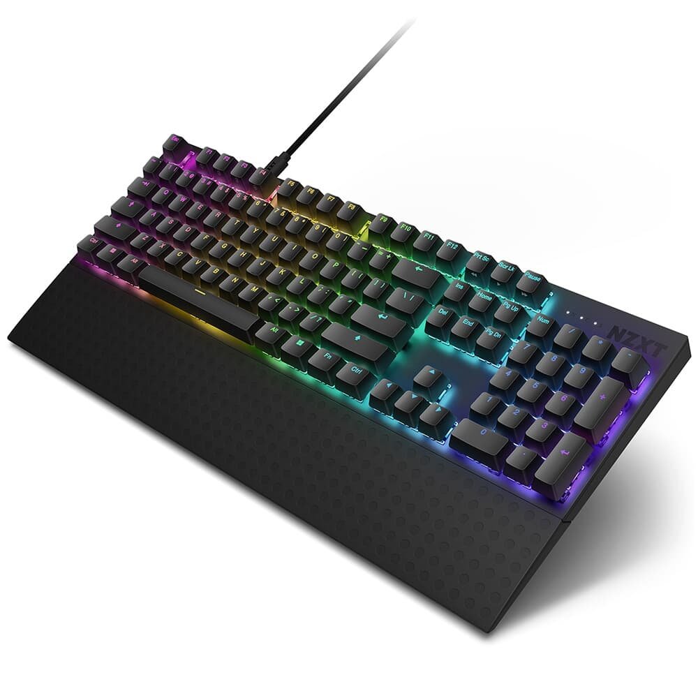 Imagem 13 de 14 do produto Teclado Óptico Gamer NZXT Function 2 Full Size, RBG, USB-C, Layout US, Preto - KB-001NB-US