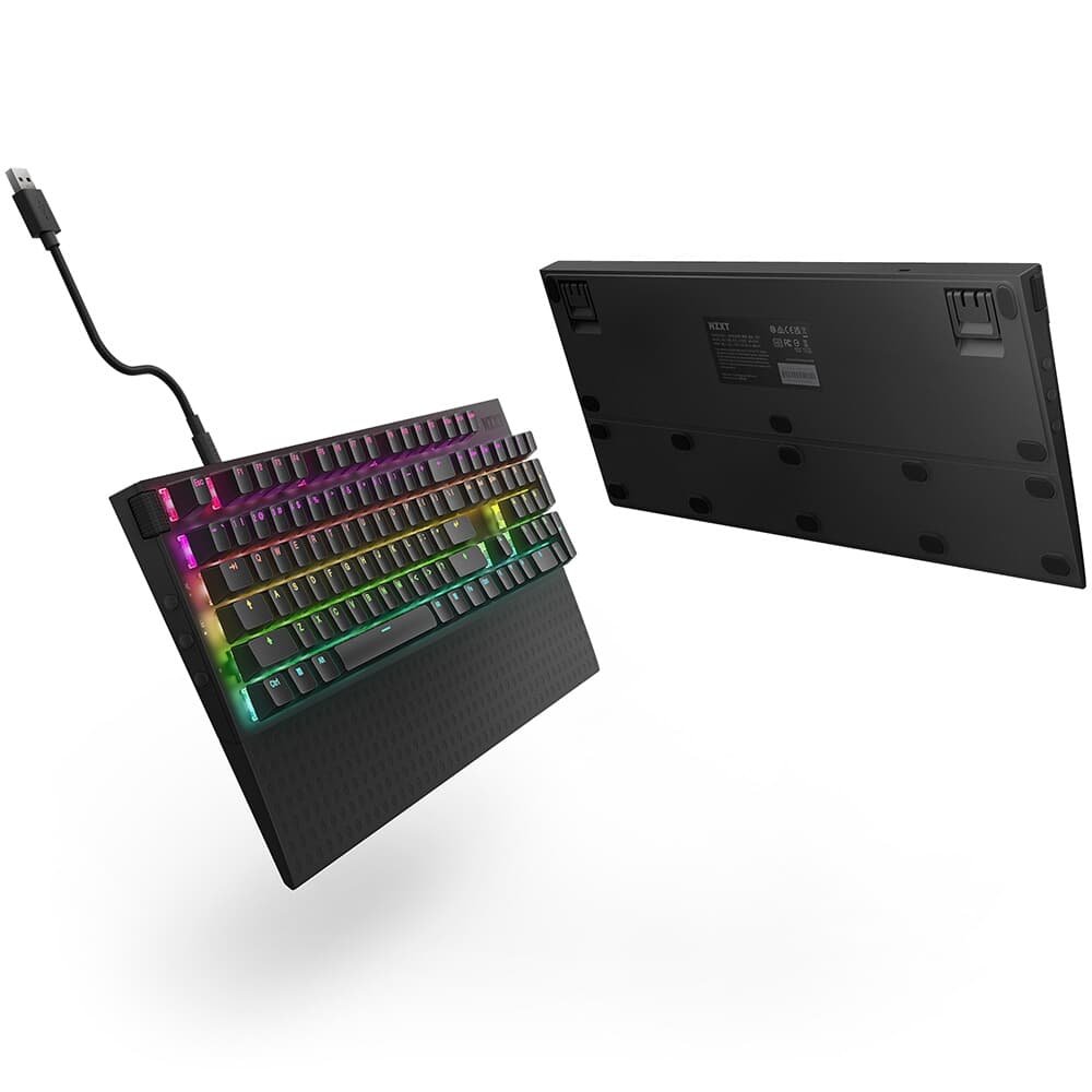 Imagem 14 de 14 do produto Teclado Óptico Gamer NZXT Function 2 Full Size, RBG, USB-C, Layout US, Preto - KB-001NB-US
