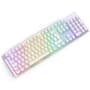 Teclado Óptico Gamer NZXT Function 2 Full Size, RBG, USB-C, Layout US, Branco - KB-001NW-US