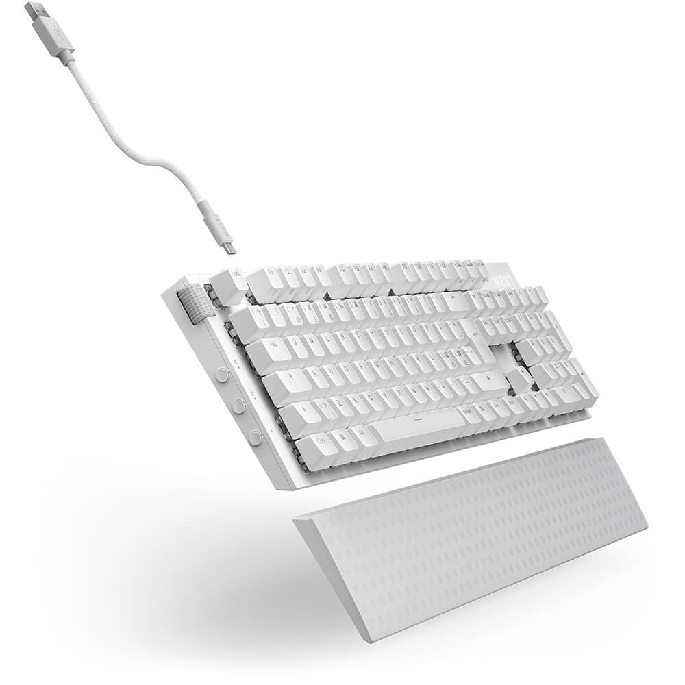 Teclado Óptico Gamer ( Balão.info) Function 2 Full Size, RBG, USB-C, Layout US, Branco - KB-001NW-US - view 6