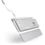 Teclado Óptico Gamer NZXT Function 2 Full Size, RBG, USB-C, Layout US, Branco - KB-001NW-US