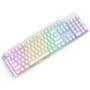 Teclado Óptico Gamer NZXT Function 2 Full Size, RBG, USB-C, Layout US, Branco - KB-001NW-US