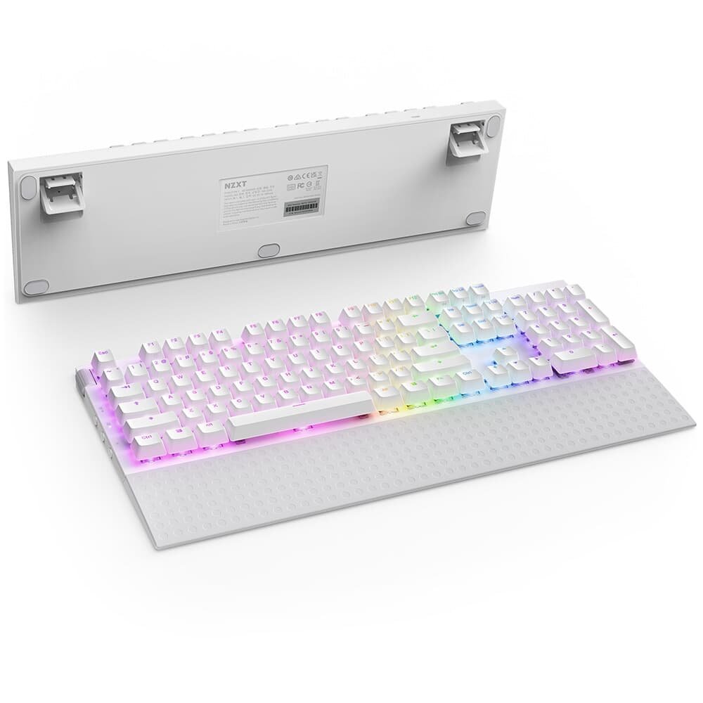 Teclado Óptico Gamer ( Balão.info) Function 2 Full Size, RBG, USB-C, Layout US, Branco - KB-001NW-US - view 9