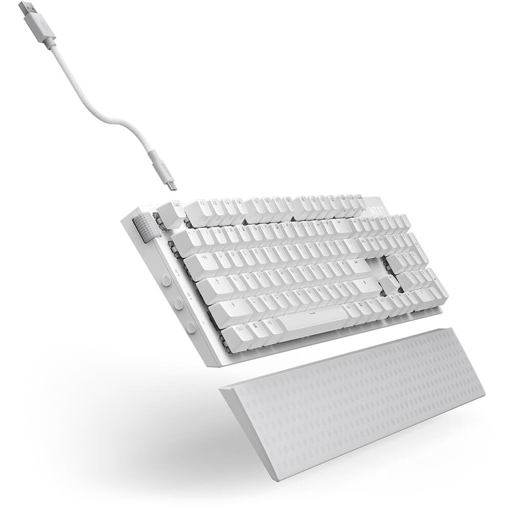 Teclado Óptico Gamer ( Balão.info) Function 2 Full Size, RBG, USB-C, Layout US, Branco - KB-001NW-US - view 4