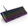 Teclado Óptico Gamer NZXT Function 2 MiniTKL, RGB, USB-C, Layout US, Preto - KB-002NB-US