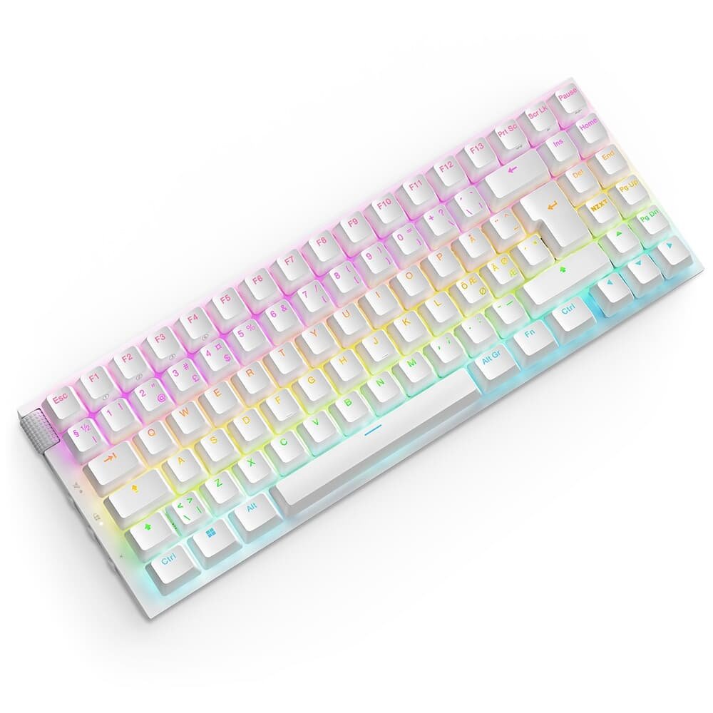 Teclado Óptico Gamer ( Balão.info) Function 2 MiniTKL, RGB, USB-C, Layout US, Branco - KB-002NW-US - view 2