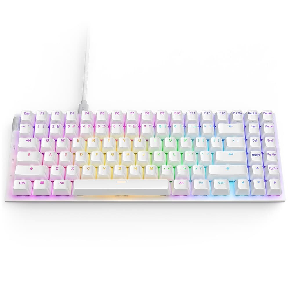Teclado Óptico Gamer ( Balão.info) Function 2 MiniTKL, RGB, USB-C, Layout US, Branco - KB-002NW-US - view 7