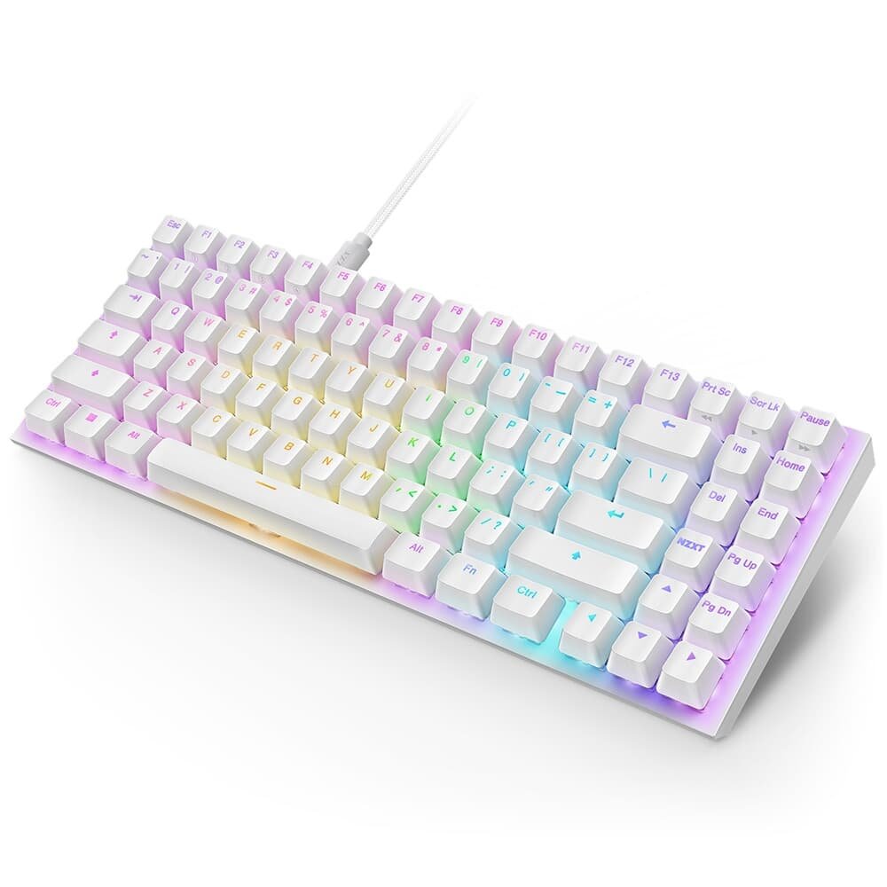 Teclado Óptico Gamer ( Balão.info) Function 2 MiniTKL, RGB, USB-C, Layout US, Branco - KB-002NW-US - view 9