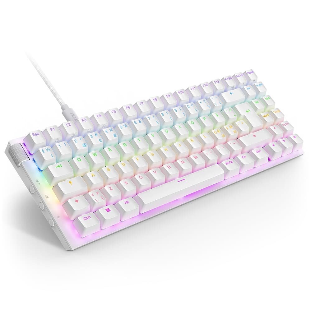 Teclado Óptico Gamer ( Balão.info) Function 2 MiniTKL, RGB, USB-C, Layout US, Branco - KB-002NW-US - view 10