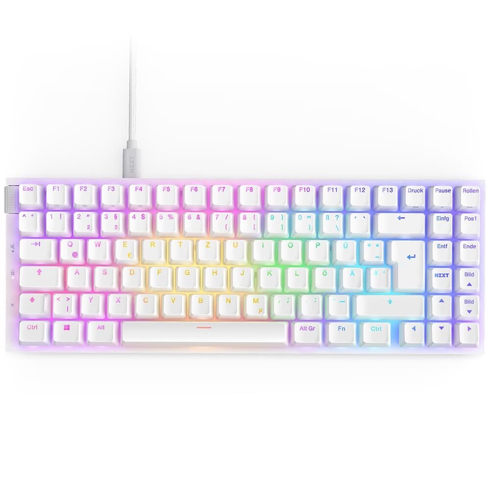 Teclado Óptico Gamer ( Balão.info) Function 2 MiniTKL, RGB, USB-C, Layout US, Branco - KB-002NW-US - view 12