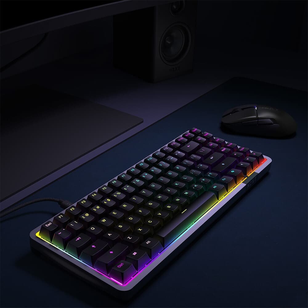 Imagem 17 de 18 do produto Teclado Magnético Gamer Sem Fio NZXT Function Elite MiniTKL, RGB, USB-C Removível, Preto - KB-101NB-US
